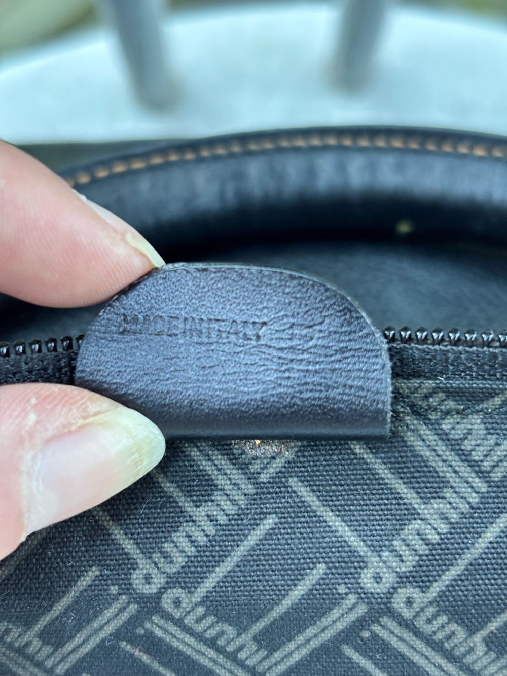 Dunhill Black Leather Travel Duffle & Bifold Long Wallet - Picture 7 of 8